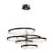 Et2 Hoopla 6-Light 45.25" Wide Black / Gold Pendant Light E24327-BKGLD - alternate 1